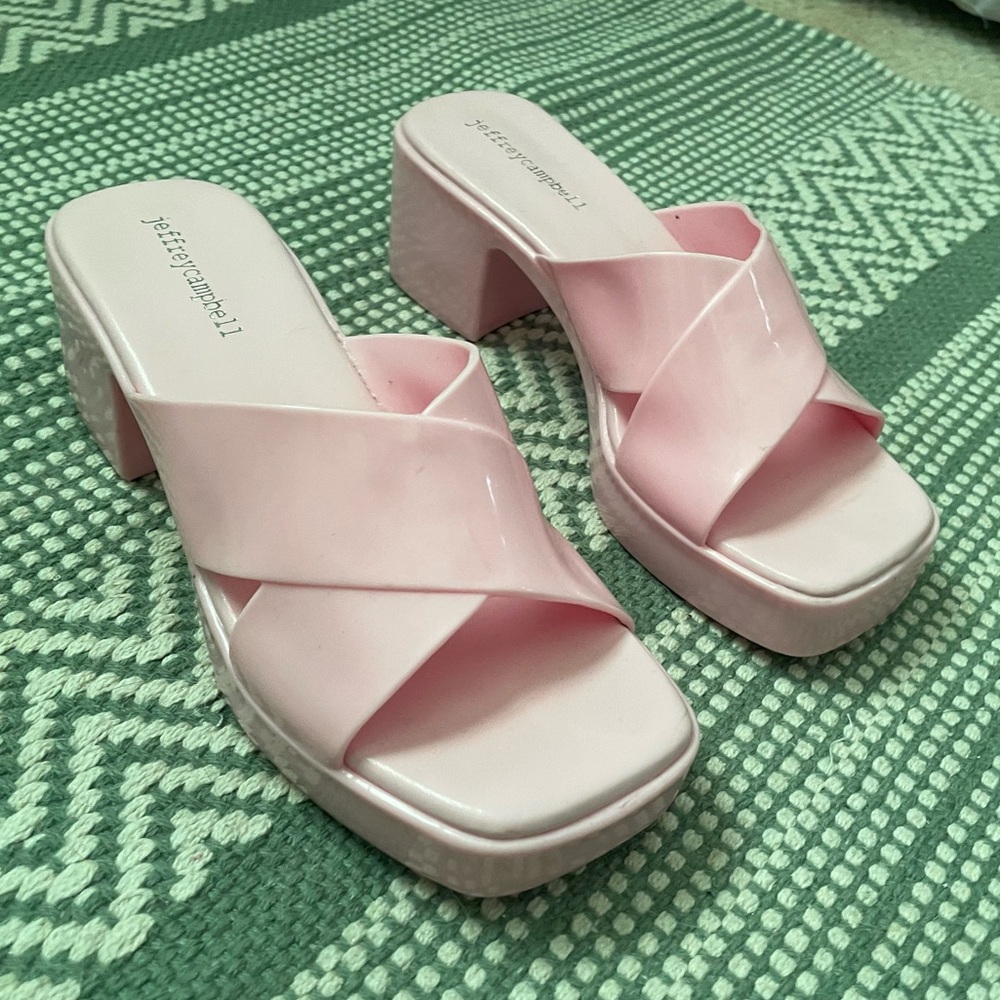 Jeffrey Campbell Pink Women's Platform Sandals